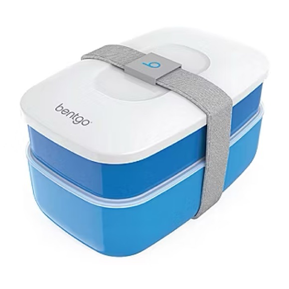 NEW! BENTGO All In One Stackable Lunch Box + Insulated Bag BLUE - Picture 7 of 7